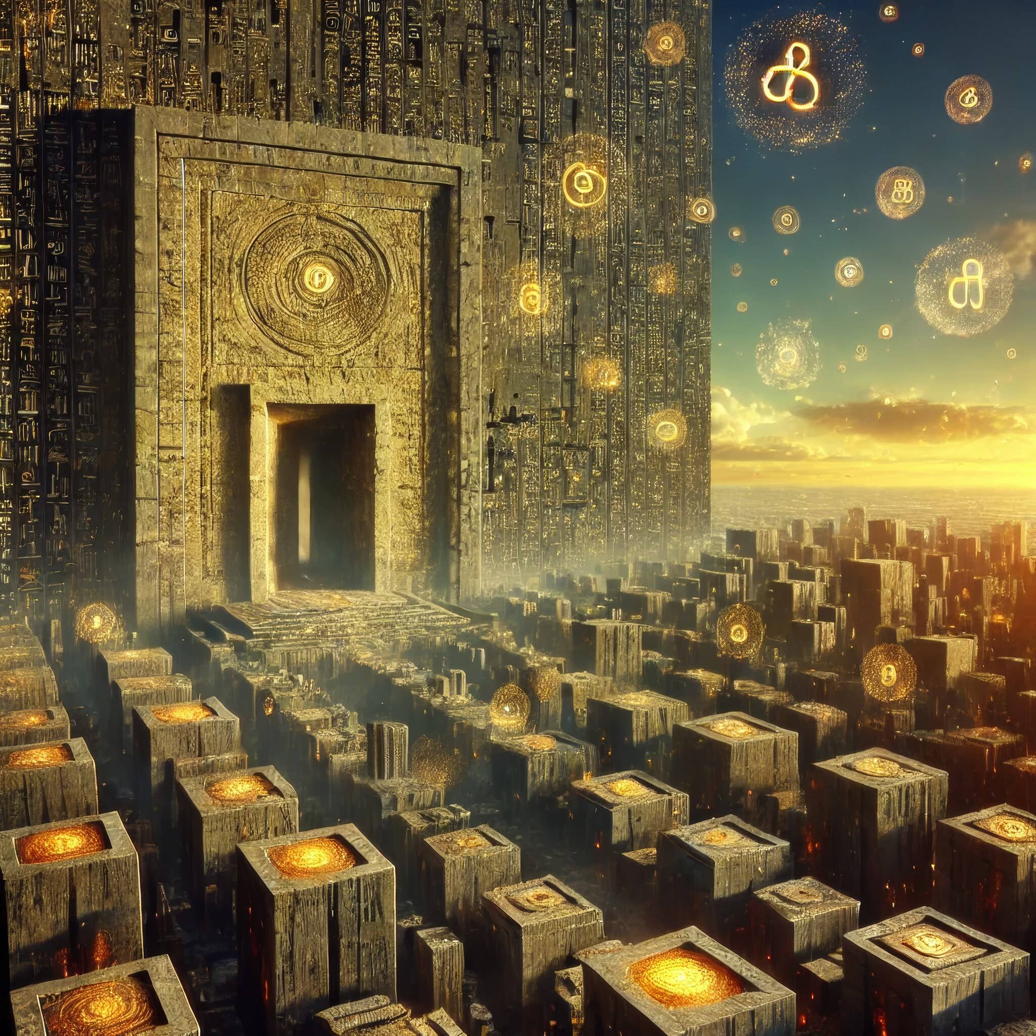 Echo of The Echo That Was Never Spoken — golden phrases dissolving as read